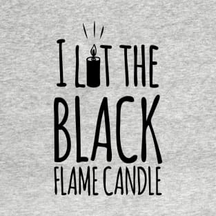 Black Flame Candle T-Shirt